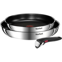 Tefal Emotion Σετ Τηγάνια από Ανοξείδωτο Ατσάλι με Αντικολλητική Επίστρωση 2τμχ L897S374