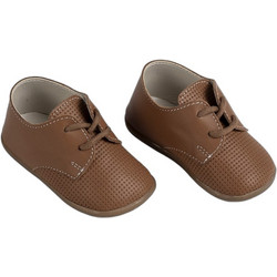 Everkid Βαπτιστικά Sneakers Αγκαλιάς για Αγόρι Δερμάτινα Ταμπά A522T