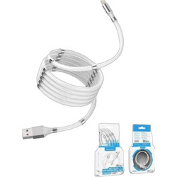 Newtop CU23 Magnetic USB-A to USB-C 1m White