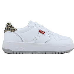 Levi's Παιδικά Sneakers Λευκά Καφέ VKEL0011S-2954