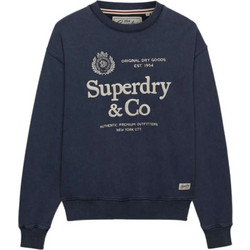 Superdry Γυναικείο Αθλητικό Φούτερ Navy Μπλε W2012577A