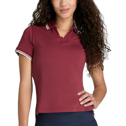 Wilson Club Γυναικεία Αθλητική Μπλούζα Polo Μπορντό WW00306R046-001