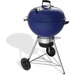 Weber Master Touch GBS Κεραμική Ψησταριά Κάρβουνου Στρογγυλή με Ρόδες Επιφάνειας 57cm GBS C-5755 Blue