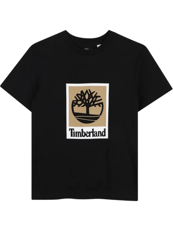 Timberland Παιδικό T-Shirt Κοντομάνικο Μαύρο T60869