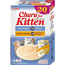 Inaba Churu Kitten with Chicken & Tuna 20x14gr