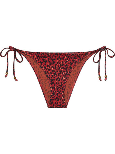Triumph Midnight Swim Bikini Slip Animal Print Κόκκινο Μαύρο 10226526-0033