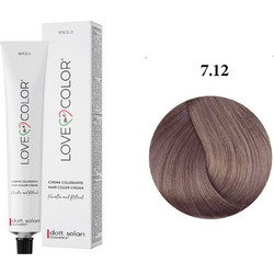 Dott. Solari Love Me Color 7.12 Ξανθό Σαντρέ Ιριζέ Μόνιμη Βαφή Μαλλιών 100ml