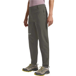 Jack Wolfskin Ανδρικό Παντελόνι Ελαστικό Κανονική Εφαρμογή Σοκολατί A63924-F0302
