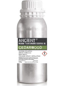 Ancient Wisdom Βιολογικό Αιθέριο Έλαιο Cedarwood Atlas 500ml