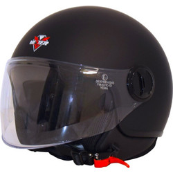 Vester YM-631 Matt Black Κράνος Μηχανής Jet