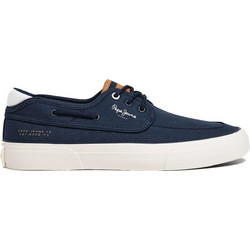 Pepe Jeans Ανδρικά Μοκασίνια Boat Shoes Navy Μπλε PMS300015-585