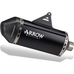 Arrow Τελικό Εξάτμισης για Suzuki V-Strom 800DE με Σιγαστήρα Black 72691AKN