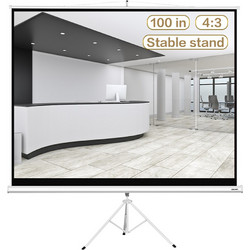 Deli E50491 Οθόνη Προβολής Projector Δαπέδου 4:3 197x148cm / 100"