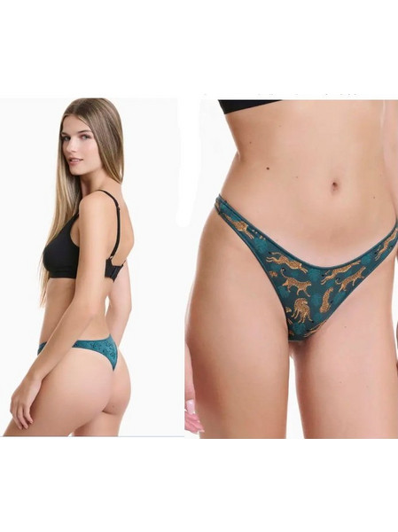 Walk Γυναικεία String Κυπαρισσί 2Pack W2013-71