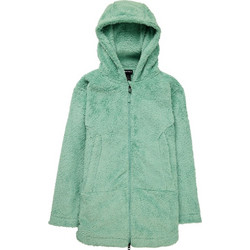 Burton Γυναικεία Ζακέτα Fleece Κοντή με Κουκούλα και Φερμουάρ Τιρκουάζ 2384410EEWV