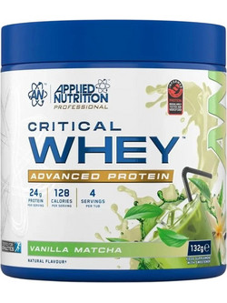 Applied Nutrition Critical Whey Vanilla Matcha Πρωτεΐνη Ορού Γάλακτος Χωρίς Γλουτένη 132gr