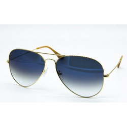 3Guys GS.003494 Ανδρικά Γυαλιά Ηλίου Aviator Μεταλλικά Χρυσά με Μπλε Φακό