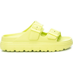 Xti Γυναικείες Παντόφλες Καλοκαιρινές Flatforms Ανατομικές Αντιολισθητικές Κίτρινες 14255010