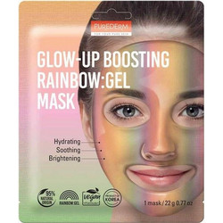 Purederm Glow-Up Boosting Rainbow Sheet Μάσκα Προσώπου για Ενυδάτωση 22gr