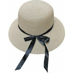 SUMMERtiempo Γυναικείο Καπέλο Fedora Ψάθινο Λευκό 622565