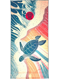 Summer Club Turtle Profile Πετσέτα Θαλάσσης Microfiber 90x180cm 18421
