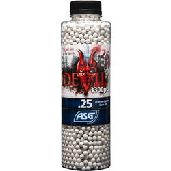ASG Blaster Devil Βλήματα Airsoft BBs 6mm Πλαστικά 0.25g 3300τμχ