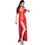Chilirose Sexy Φόρεμα See Through με Δαντέλα Κόκκινο CR3275