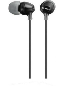 Sony MDR-EX15LP Ακουστικά Ψείρες In-Ear Μαύρα