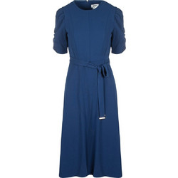 DKNY Midi Καλοκαιρινό Καθημερινό Φόρεμα Navy Μπλε DD1G2848-CUJ