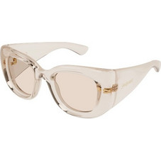 Saint Laurent SL903 002 Γυναικεία Γυαλιά Ηλίου Τετράγωνα Κοκάλινα Μπεζ με Καφέ Φακό