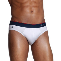 Gant Ανδρικό Σλιπ Βαμβακερό Λευκό 3GU1201-110