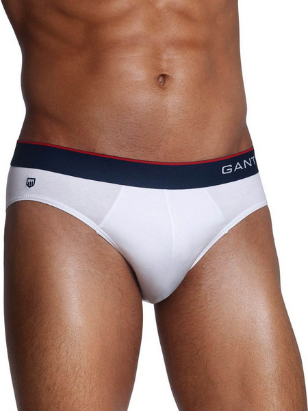 Gant Ανδρικό Σλιπ Βαμβακερό Λευκό 3GU1201-110