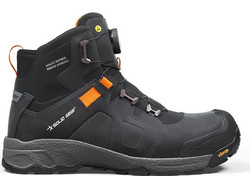Solid Gear Vapor 3 Μποτάκια Ασφαλείας S3S Μαύρα Γκρι