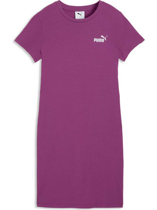 Puma ESS Small No.1 Logo Mini Καλοκαιρινό Αθλητικό Φόρεμα Μωβ 684974-69