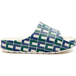 Lacoste Serve Slide 2.0 124 CFA Γυναικείες Παντόφλες Καλοκαιρινές Αντιολισθητικές Κολυμβητηρίου Πολύχρωμες 47CFA0034J18
