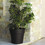 Viomes Linea 873 Γλάστρα Εξωτερικού Χώρου Στρογγυλή Πλαστική Μπρονζέ 35x33cm