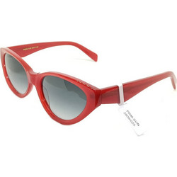 Prime PR2808 PL06 Γυναικεία Γυαλιά Ηλίου Cat Eye Κοκάλινα Κόκκινο με Μαύρο Φακό