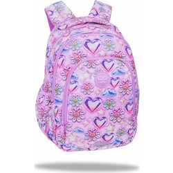 CoolPack Prime Pro Balloons Σχολική Τσάντα Πλάτης Δημοτικού Ροζ F162970