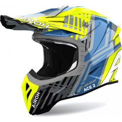 Airoh Aviator Ace 2 Proud Yellow Κράνος Μηχανής Motocross 1250gr