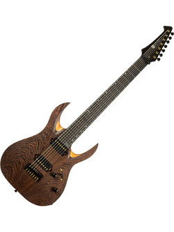 Spira Guitars S-1007 Pro Ηλεκτρική Κιθάρα ST Style με Μαγνήτες HH & Ταστιέρα Ebony 7 Χορδών Black
