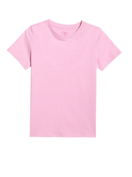 4F Παιδικό T-Shirt Κοντομάνικο Ροζ 4FJWSS26TTSHF3004-56S