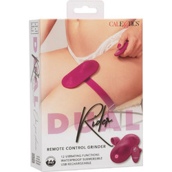 CalExotics Dual Rider Κλειτοριδικός Δονητής με Τηλεχειριστήριο 14.5cm Μωβ