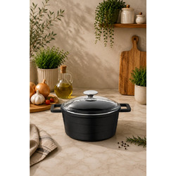 Stewe Home Μαντεμένια Κατσαρόλα Γρανίτη 20cm 3.3lt