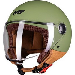MT Street S Pure A0 Matt Khaki Κράνος Μηχανής Jet 950gr