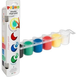 Primo Σετ Δακτυλομπογιές 6x25ml 225TD6E