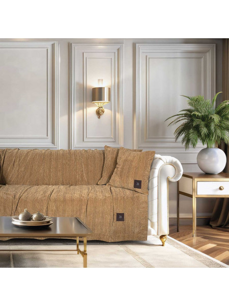 Greenwich Polo Club Ριχτάρι Τριθέσιου Καναπέ 180x300 Essential 3949 Ochre