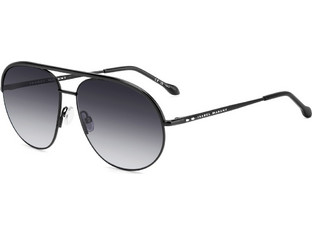 Isabel Marant IM0200S 807 Ανδρικά Γυαλιά Ηλίου Aviator Μεταλλικά Μαύρα με Μαύρο Φακό