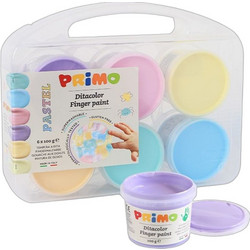 Primo Pastel Σετ Δακτυλομπογιές 6x100ml 2212TD6PAST