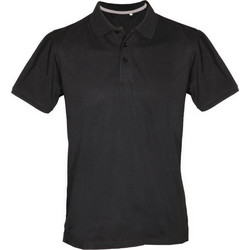 Keya Ανδρική Μπλούζα Polo Κοντομάνικη Μαύρη KMP180C