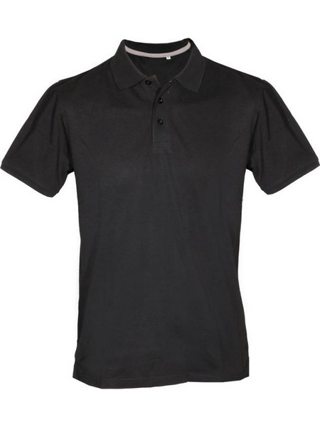 Keya Ανδρική Μπλούζα Polo Κοντομάνικη Μαύρη KMP180C